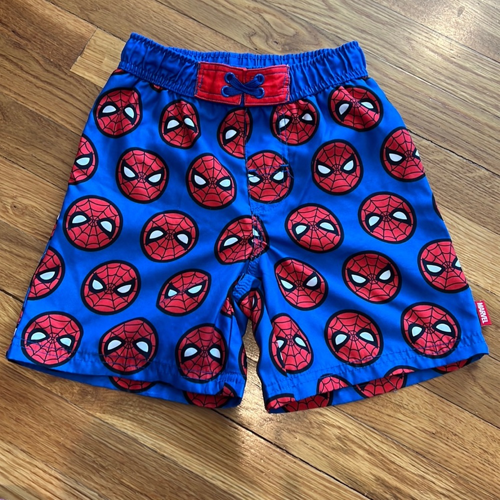 Spider-Man swim bathing suit trunks